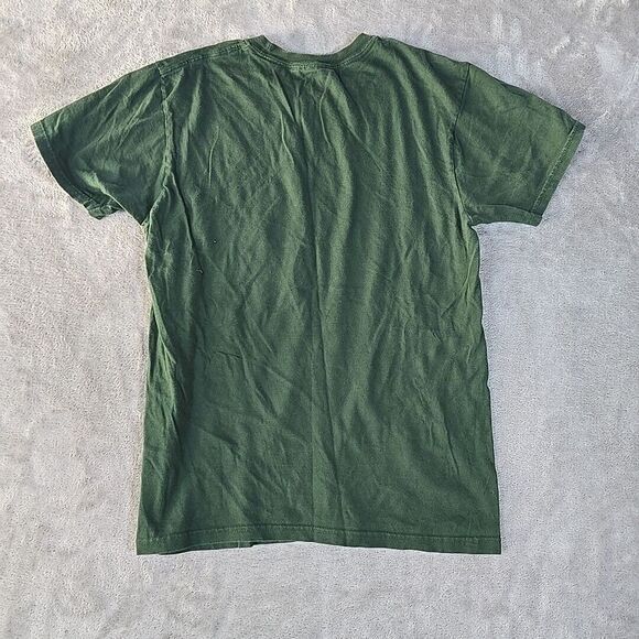 Disney Mad Hater Shirt Womens Small Green Short Sleeve Crew Neck Front Graphic - Picture 4 of 7